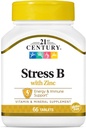 21st Century Stress Vitamina B cu zinc 66 Tab-uri