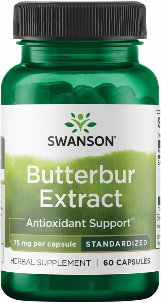 Swanson Butterbur ekstrakt - Standardisert 75 mg 60 Caps