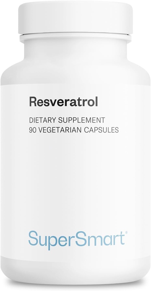 Supersmart - Gündə koveratrol 40mg (Well-Tolerated) - Organic Red Grapes Ekstraktı - Yüksək Potensial Resveratrol