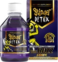 Stinger Detox Buzz 5X Extra bebida de força – Sabor de uva – 8 FL OZ - 2 Pack