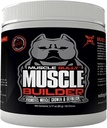 Muscle Builder for Dogs - Combine Ingredientes de construcción de músculo clínicamente probados que soportan el crecimiento muscular, tamaño, definición y resistencia. Suplemento final del edificio del musculo canino.