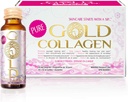 GOLD COLLAGEN Pure - Collagen Suplemen untuk Perempuan & Pria dengan Biotin untuk Pengembangan Rambut, Skin dan Nail - Anti Wrinkle Imune System Booster dengan Acid Hyalanic, Vitamin C, B6 dan Zinc, 1 Paket 10x50 ml