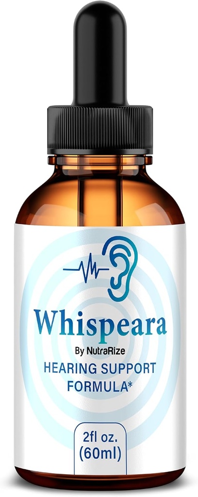 Whispeara Drops - Officiell Whispeara för att stödja hälsosam hörsel, fokus och prestanda, All Natural Whispeara Hearing Support Formel, Premium Whispeara Gotas Review (30 portioner)