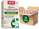 Jarrow Formulas Jarro-Dophilus EPS Probióticos 10 Billion CFU para o soporte de tracto intestinal, Suplemento Probiótico para a saúde de Gut para mulleres e homes, 120 cápsulas de Veggie, ata unha oferta de 60 días,Pack de 12