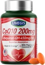 CoQ10-200mg SoftGels, อุลตร้าโคคิว 10 Ubiquinone 200 mmgitte MCT Tail, 5X over Absorpation, Coenzyme Q10 Supplement for heart Heal & 90 Counts
