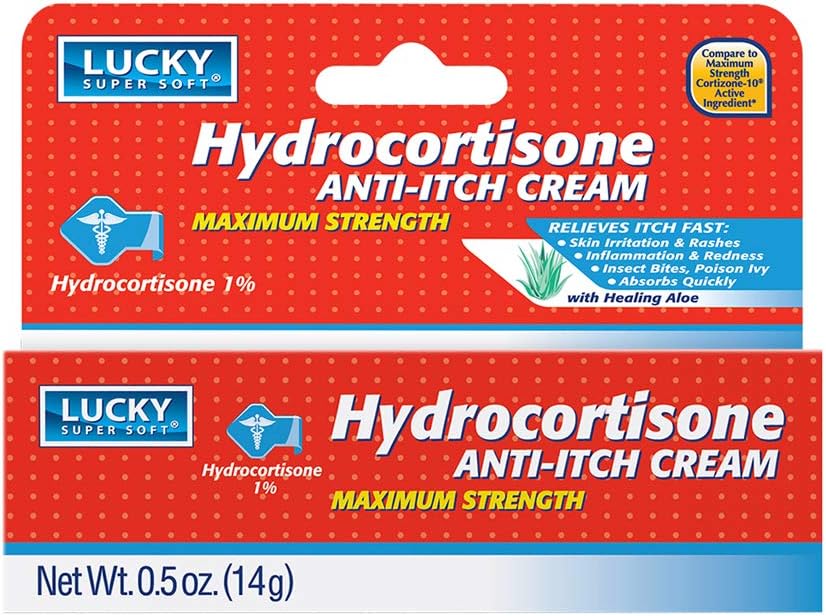 Lucky Super Soft Hydrocortison, Anti-Itch Creme, 0.5 Unze
