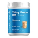 Celebrate Vitamins Rebuild Protein Powder with Probiotics & Prebiotics - 20g Whey Isolate Protein, High Fiber, for Post Bariatric Surgery Patients - Iced Macchiato (15 Servings)