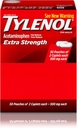 Tylenol(R) Extra-Strength, 2-Caplet Dosage, 100 caplets total,500mg each