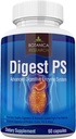 Digest PS: Advanced Digestive Multi Enzymes Suplement Suplement - Daily Essential Digestion System Cleanse: Hypromelain, Lipase, Amyláza, Laktáza, Proteáza, Pectináza, Peptidáza Vegetariánske kapsule Tablety