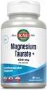 KAL Magsium Tombane 400mg Plus Coonezyme วิตามิน B6, Chleated Magnesium Supplement, Brothy, Nerve and Health Resuration, Gluten Free, เวก้า, 60-Day Guarantee, 45 server, 90 Tablets