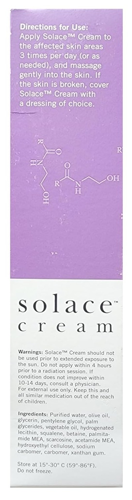 Solace Steroid Free Eczema Cream — Now Available Without Prescription — Clinically Proven Safe and Effective Hypoallergenic Eczema Relief Treatment —Safe for Children and Adults (4.9 Ounces)