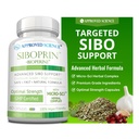 Approved Science Siboprin - 60 Capsules - Support Gut Balance, Soothe Intestinal Irritation, Help with Cramps and Bloating - Caprylic Acid, Barberry, Oregano - Vegan