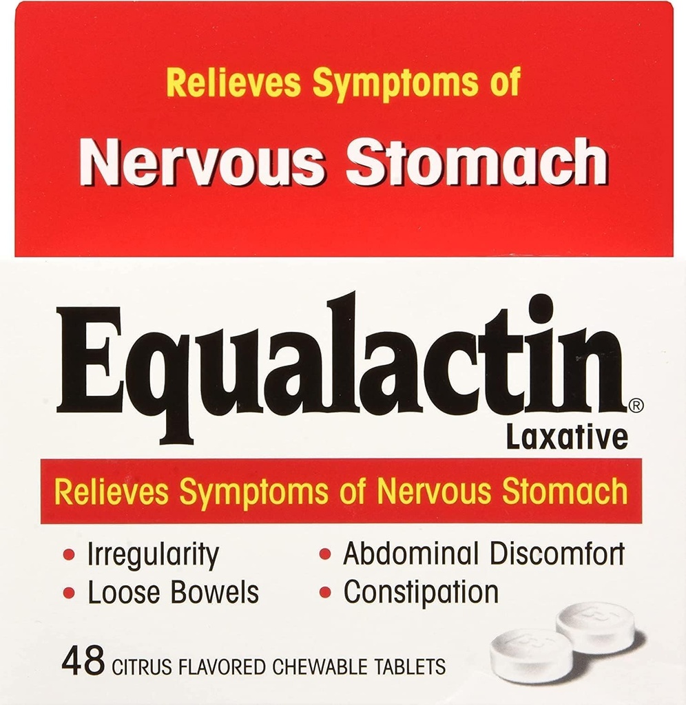 Equalactin Laxative Chewable 48의 정제