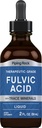 Piping Rock Liquid Fulvic Acid Drops Mex124; 2 fl oz Mex124; with Trace Minerals Mex124; Ionic Supplement Mex124; Vegetar, Non- GMO & Gluten Free
