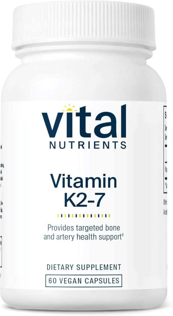 Éléments nutritifs vitaux Vitamine K2-7/' favorise la santé cardio-vasculaire, cardiaque et osseuse*