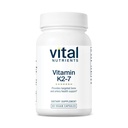Vital Nutrients Vitamin K2-7 - Promotes Cardiovascular, Heart, Bone Health* - Vitamin K2 + MK7 - Vegan Supplement - Gluten, Dairy, Soy Free - Non-GMO - 60 Capsules