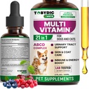 Cat i Dog Multivitamin 21 en 1 Pet suplementaris amb Cranberry i Glucosamina - medicina natural i suport per a l'UTI, Urinary Tract, Bladdder, Kidney, Skin Coat, Tractament de l'Unitària en els Estats Units
