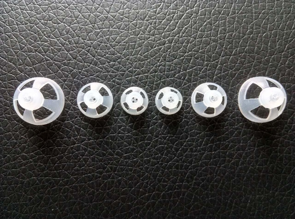 Hearing Aid Ear Piece Open Domes Set 6mm/9mm/12mm (3 pares) PSAP confortable (Personal Sound Amplifiers Product) Consellos de oído invisibles, Perfect for Open Air (Open fit)