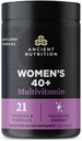 Multivitamínico de nutrición antiga para mulleres 40, multi-vitamina e apoio inmune con vitamina D & C, 20 vitaminas e minerais, apoio ao estrés e ao sono, soporta ósos e sangue, 90 cápsulas