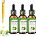 (3 Pack)Soursop Graviola Liquid Drops 2000mg, 98% Абсорбция Soursop Bitters Liquid for Cell Support & Regeneration, Имунен бустер, черен дроб, билкова доброта, Захар/Gluten Free, Natural Flavor, 6 Fl Oz