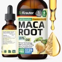 BIO KRAURER Maca Liquid Gal·les - Maca Root Tincure - Vegan, Sugar i Alcohol Free Extrade 2 Fl.Oz.