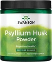 Swanson Certified Organic Psyllium Husk порошок 12 Ounce (340 г) Pwdr
