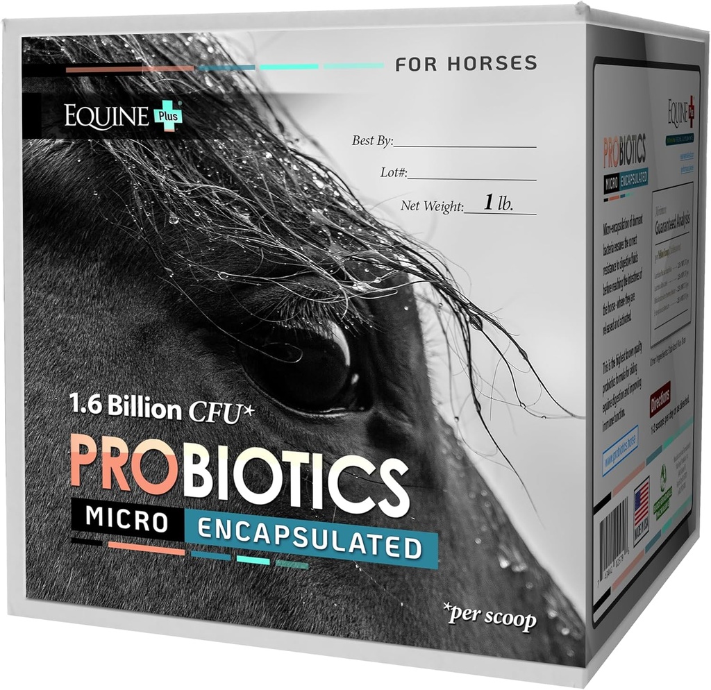 Micro-Encapsulated Probiotika för hästar - Premium Equine Digestive Health Supplement