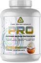 Core Nutritionals Pro Trvalé uvoľňovanie Bielkoviny Blend, Digestive Enzyme Blend, 25G Protein, 2G Carb, 69 Servings (Frosted Vanilla Cupcake)