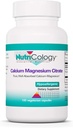 Nutrizione Calcio Magnesio Citrato Supplemento - Bone Salute, con Calcium Citrato, Pure, Ben assorbito, Capsule Vegetariani - 100 Conte
