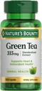 (原始内容存档于2019-09-21) (英语). Nature's Bounty Green Tea Pills and Herbal Health Supplements, Supports Heart and Antioxidant Health, 315mg, 100 Capsules.