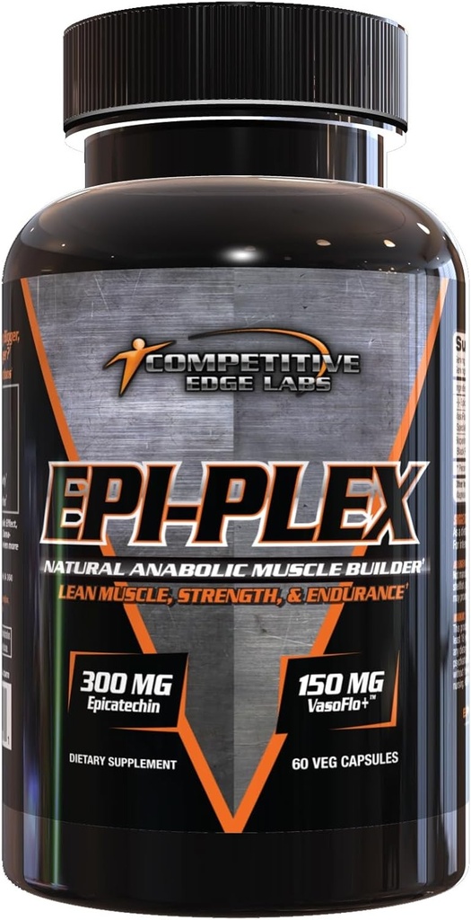 EPI-PLEX от Competitive Edge Labs (CEL) : Premium Epicatechin Testosterone Booster для роста мышц и укрепления бережливости получает 300 мг EPIPLEX
