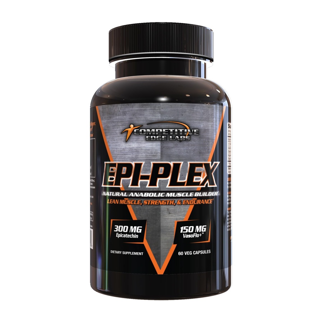 EPI-PLEX by Competitive Edge Labs ( CEL ) : Premium Epicatechin Testosterone Booster for Muscle Growth & Lean Strength Gains 300 mg EPIPLEX