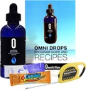 Omni Drop Program, Autentyczny Omnitrition - Basic Bundle Zawiera * * * 4 Oz Bottle Omni Drops z Witamina B12 Program Przewodnik, Próbki i snapgate 10 Ft. Carabiner Tape Measure