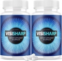 (2 pakke) Visisharp Advanced Eye Health Formula for øyne piller Visi Sharp Supplement (120 kapsler)