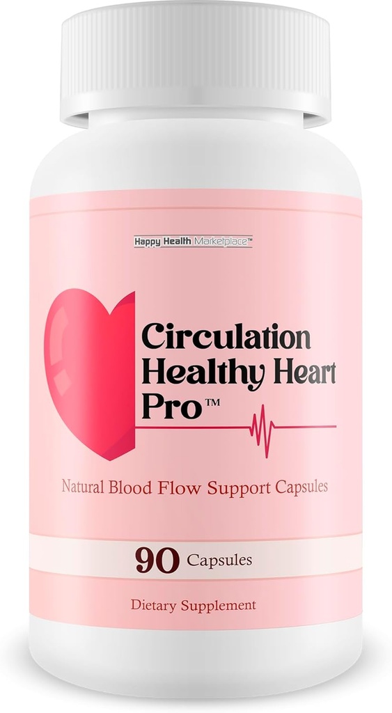 Circulation Healthy Heart Pro - Our Best Healthy blood Flow supplement - Poor Circulation supplement for Advanced blood Flow - blood Circulation supplement to Improve blood Flow - Good blood Flow
