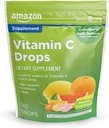 Basic Care Vitamin C Suplemen Drops, Lemon, Orange & Grapefruit, 140 count (Sebelumnya SoundHealth)