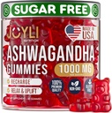 Ashwagandha Gummies for Women & Men - Ashwagandha 뿌리 추출물 비타민 C 아연을 가진 자연적인 Calm Gummies - 수면 스트레스 균형을위한 Ashwagandha 초본 보충 - 60 Vegan Sugar Free Chews