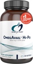 Designs for Health OmegAvail Hi-Po - TG (Triglyceride) Omega-3 Fish Oil supplement, 1600mg EPA/DHA per Serving with Lemon + Vitamin E to Minimize Fishy Taste (60 Softgels)