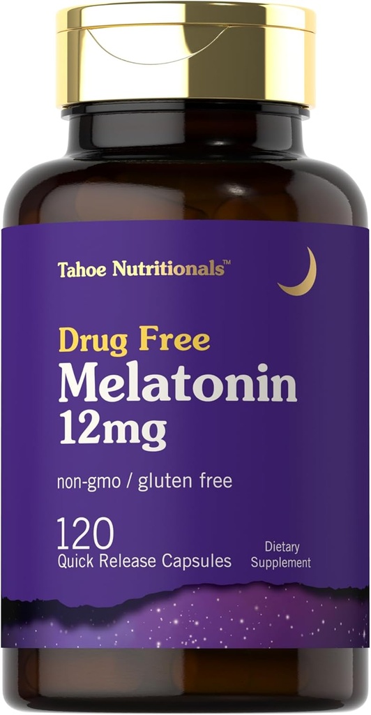 Tahoe Mitybinės medžiagos Melatoninas 12 mg