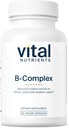 Nutrientes vitais Vitamina B-complex | Vegan High-Potency Metilated B Complex Vitaminas | B Vitamins Support Energy Production, Metabolismo e Heart Health * | Gluten, Dairy, Soy Free | 60 cápsulas