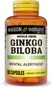 Mason Vitaminas Ginkgo Biloba Capsules, 180 Condes