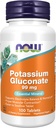 Sekarang Makanan Suplemen, Potasium Gluconate 99mg, Mudah untuk menelan, EscalypMineral *, 100 tablet