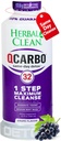 Herbal Clean Qcarbo32 Zelfde dag Detox Reiniging Drank (32 fl oz) - Grape Flavor Full Body Cleanse* Detox Drink voor een hoog toxinegehalte*, vitamine B2 en vitamine B12 voor mannen en vrouwen