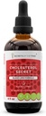 Segredos da tribo - Cholesterol Secret, Fórmula lipídica de sangue, Mistura de Suplementos de Ervas Drops Alcohol-Free Liquid Extract 4 fl oz