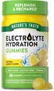 Verità della natura Electrolyte Gummies per l'idratazione | 30 Count | Vegan, Non-GMO & Gluten Supplemento gratuito | Limone Flavor