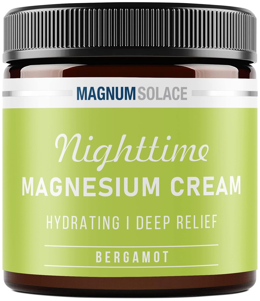 Magnesi Cream  uid Topnesi Loti for Night time Livele for Leg Cramps, Sleep & Muscle Sorenessing Safe per a nens (Bergat)