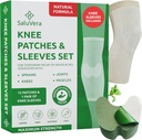 Actuant els pedaços Hebal Klee amb 2 compressió Sheleeves, auto-lliant pedaços d'ajuda als homes i a les dones, ingredients naturals per al suport de Sooing (12 patch + 2 Compressió Sleeves)