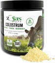 Colostrum Supplement, 100% Grass Fed, от Organic Farms, Colostrum Powder for Immunity, Gut Health, Wellness - Made with Regenerative Farming Practices, 30 Day Supply, Unflavored