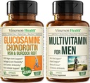 Vegan Glucosamin Chondroitin MSM Joint Suppplement & Lengkap Multivitamin untuk Pria