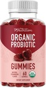 Organ Probiotics Gummies ) 5 billionion CFU Probiotics for Digestive Health ' Immune Support . hardy Bacillus Subtilis ) Strawberry Gummies ) Shelf Stable, Gluten-Free, Vegan . 60 Ct. (1 Month Supply)